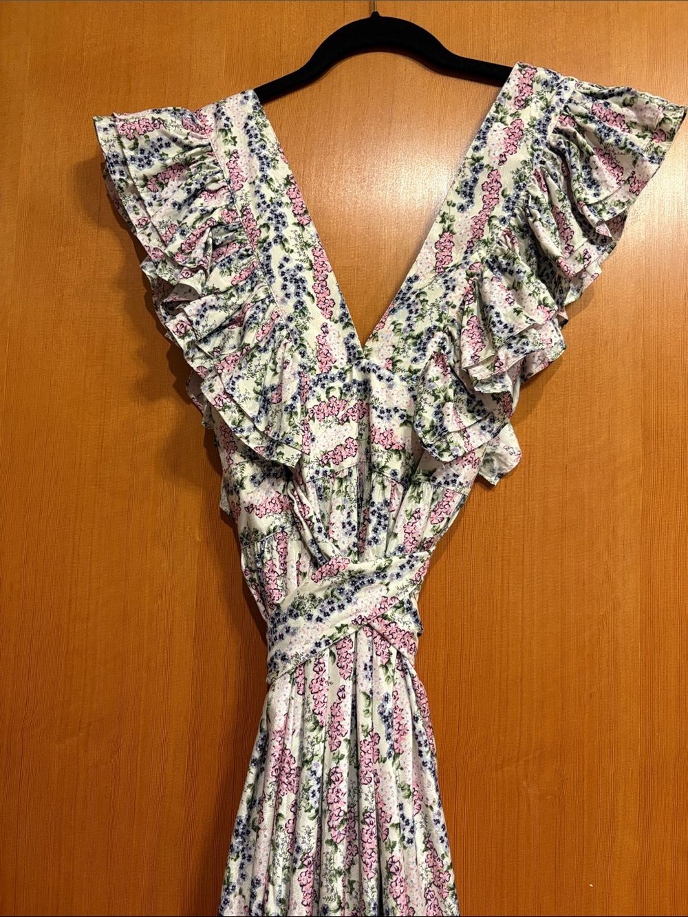 Byyimo Floral Wrap Midi Dress - Picture 3 of 5